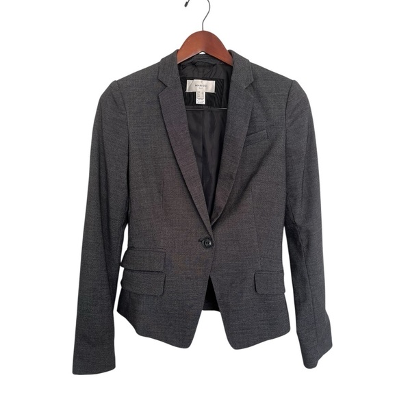Mango Jackets & Blazers - Mango Suits Women's Gray Blazer size 4